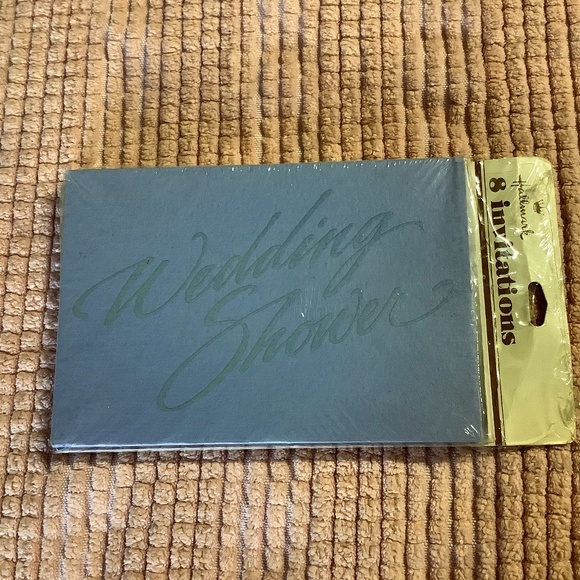Vintage Hallmark Wedding Shower Invitations 4 Packs